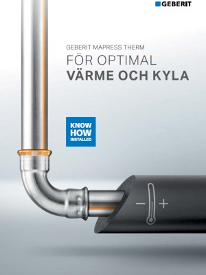Geberit Mapress Therm produktsortiment