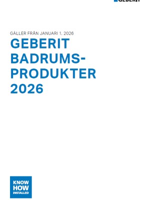 Geberit Badrumsprodukter