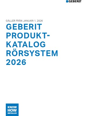 Geberit Produktkatalog - Rörsystem