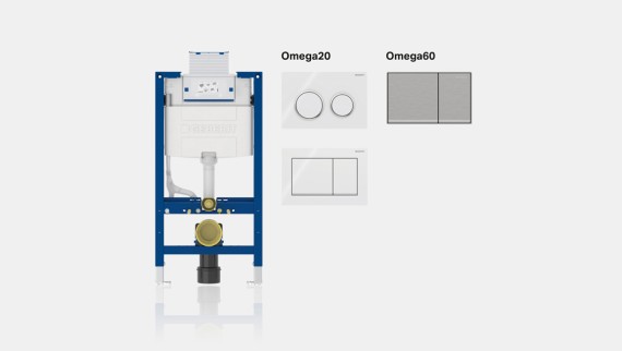 Geberit Omega spolningssystem