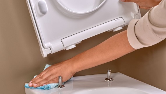 Rengöring av toalett Rengöring av toalett