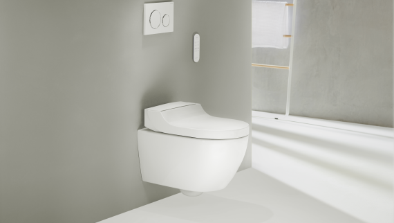 Geberit AquaClean Tuma Comfort med Sigma20 spolplatta