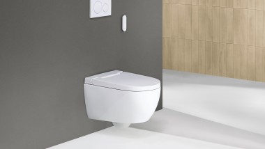 Geberit AquaClean Alba med Sigma20 spolplatta