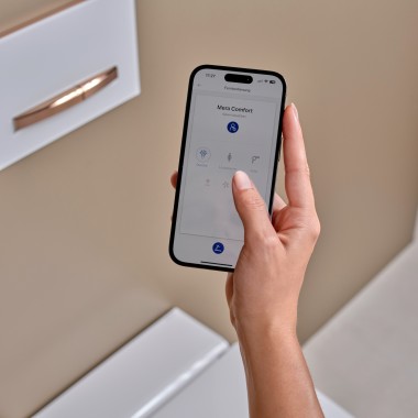 Geberit AquaClean med Geberit Home app