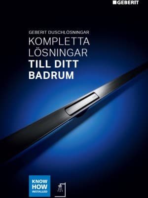 Geberit Duschlösningar Geberit Duschlösningar
