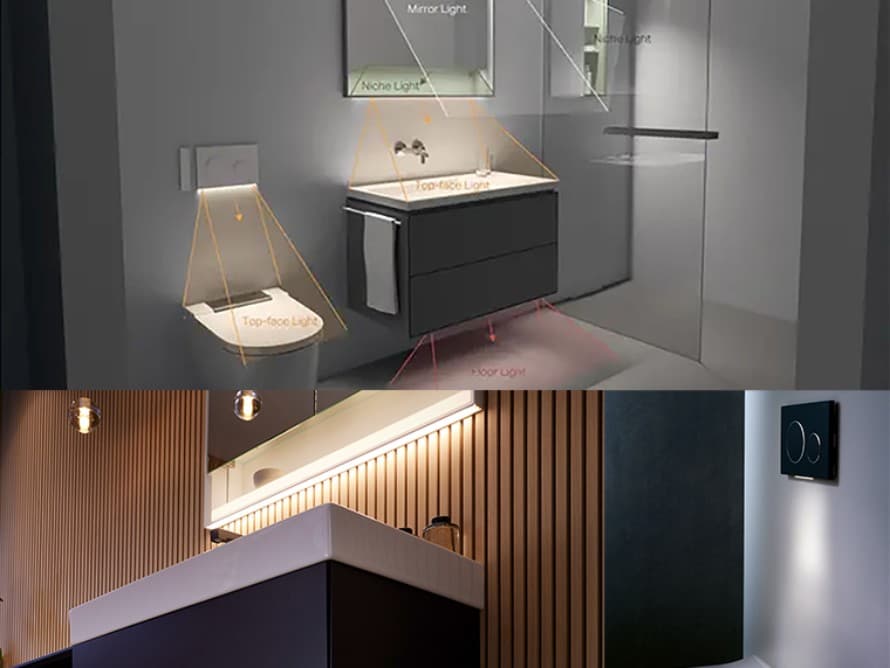 Geberit belysningskoncept ComfortLight Geberit belysningskoncept ComfortLight
