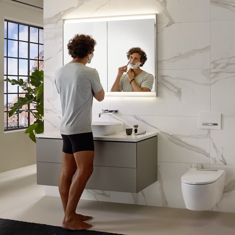 Icke-bländande belysning för varje badrumsrutin Icke-bländande belysning för varje badrumsrutin