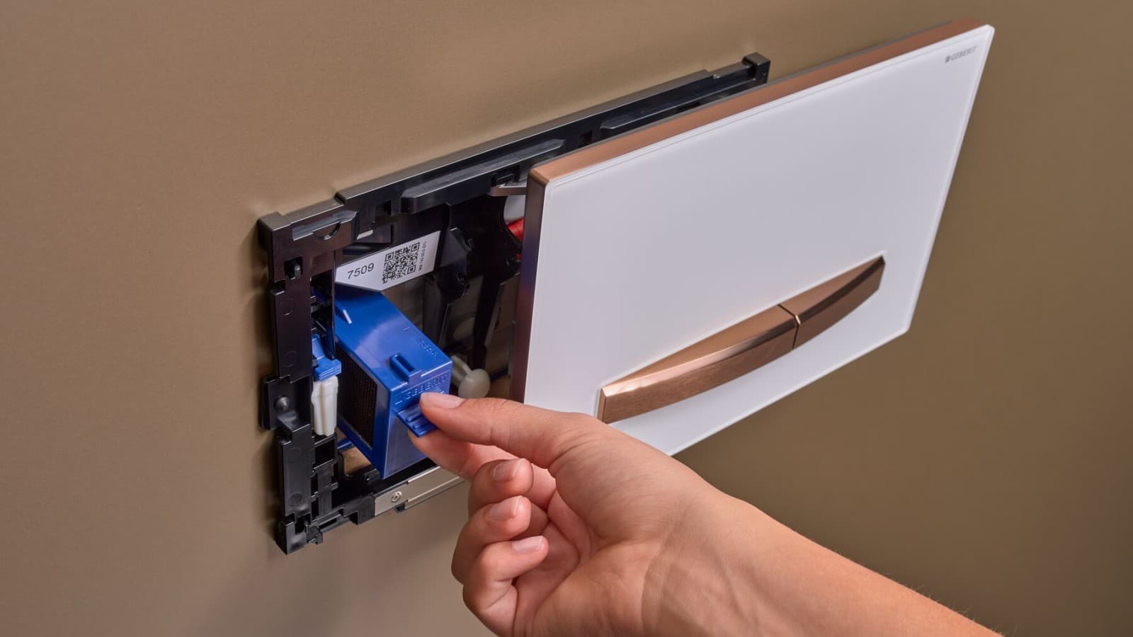 Geberit Sigma50 spolplatta med Geberit DuoFresh Geberit Sigma50 spolplatta med Geberit DuoFresh