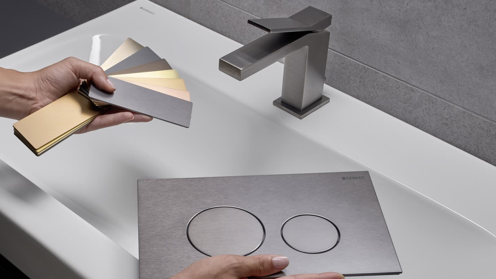 Geberit Sigma40 spolplatta Geberit Sigma40 spolplatta