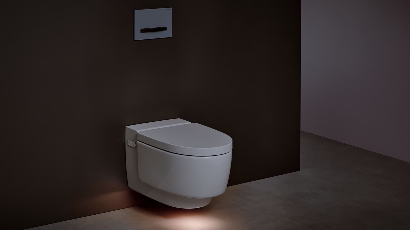 Geberit AquaClean Mera Comfort med orienteringsljus Geberit AquaClean Mera Comfort med orienteringsljus
