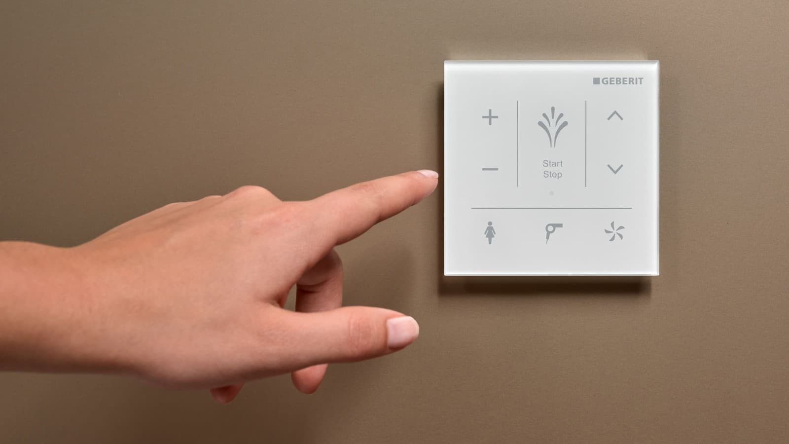 Trådlös väggmonterad manöverpanel Trådlös väggmonterad manöverpanel