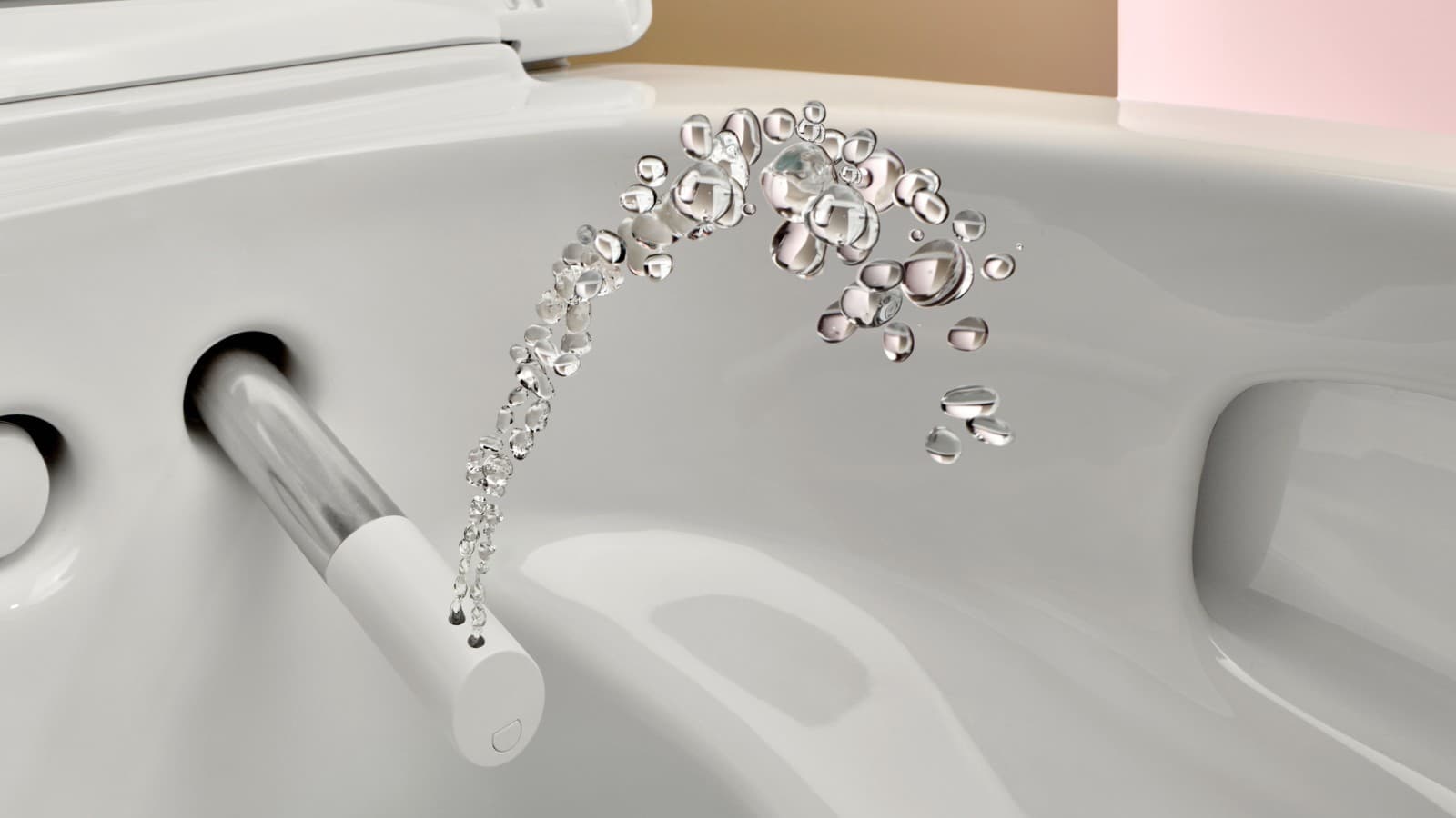Geberit AquaClean med WhirlSpray duschfunktion Geberit AquaClean med WhirlSpray duschfunktion