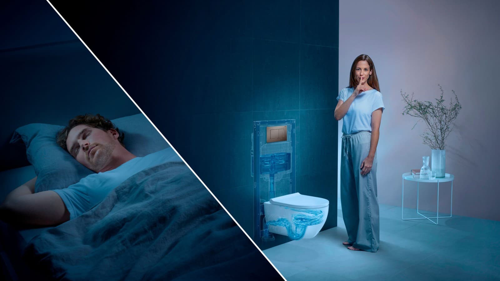 Geberit WC-system: Den tysta spolningen