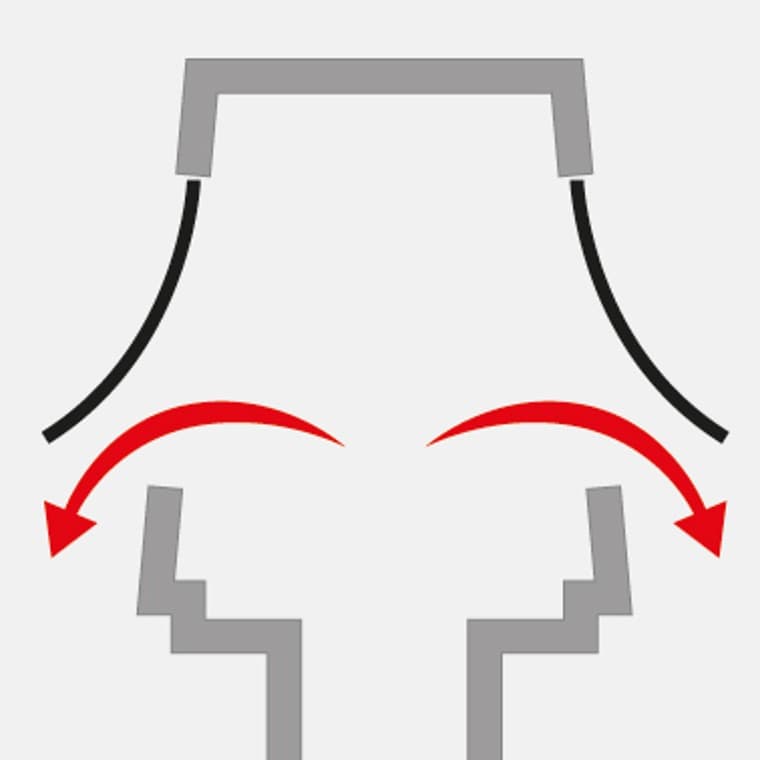 De öppnas också om de måste kompensera för övertryck från avloppssystemet De öppnas också om de måste kompensera för övertryck från avloppssystemet