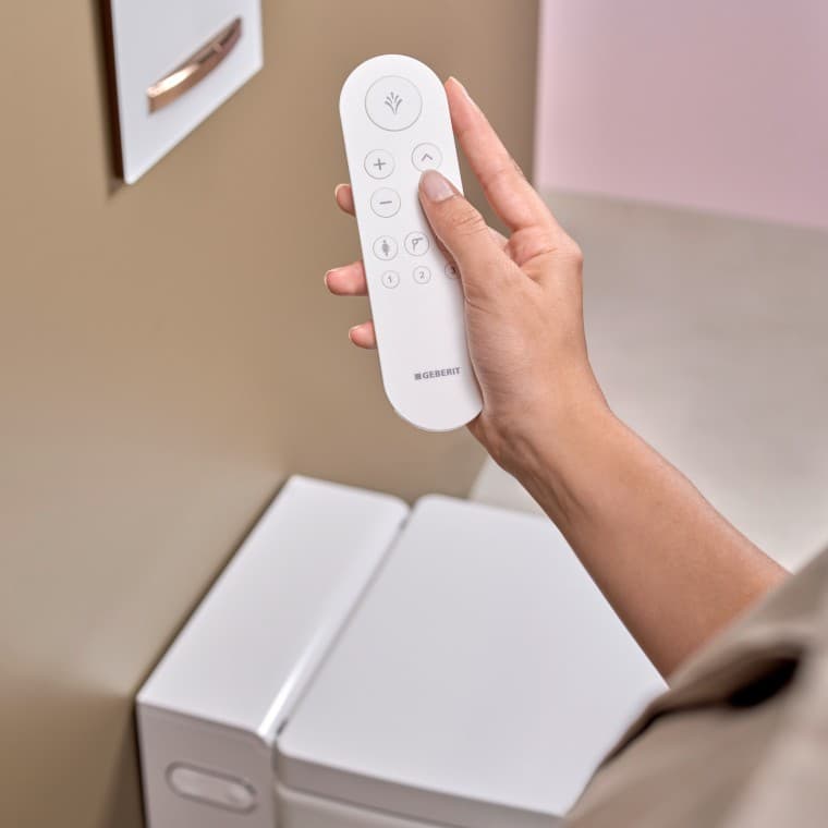 Fjärrkontrollsfunktion för Geberit AquaClean Mera Fjärrkontrollsfunktion för Geberit AquaClean Mera