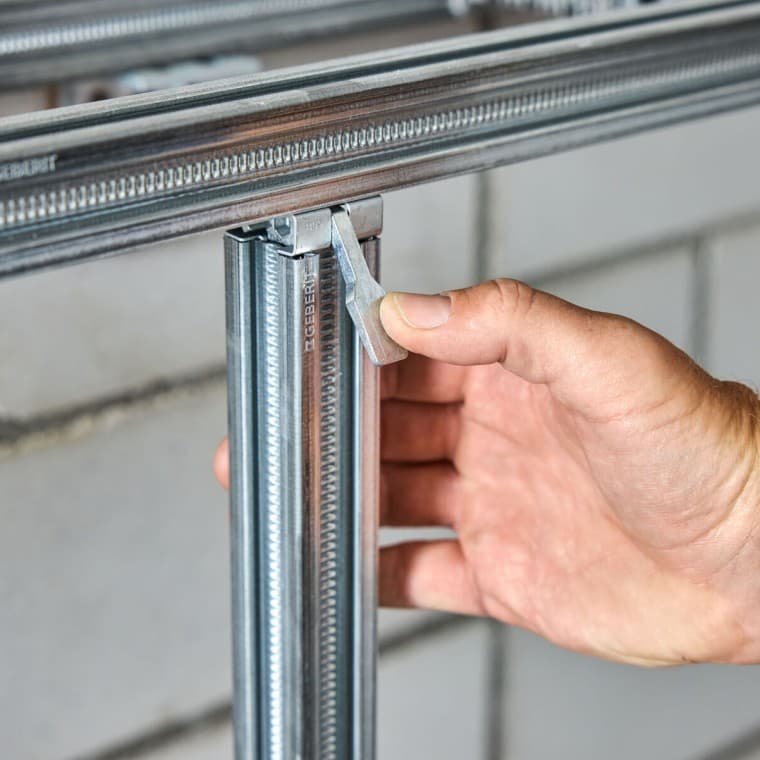 Verktygsfri fixering Verktygsfri fixering