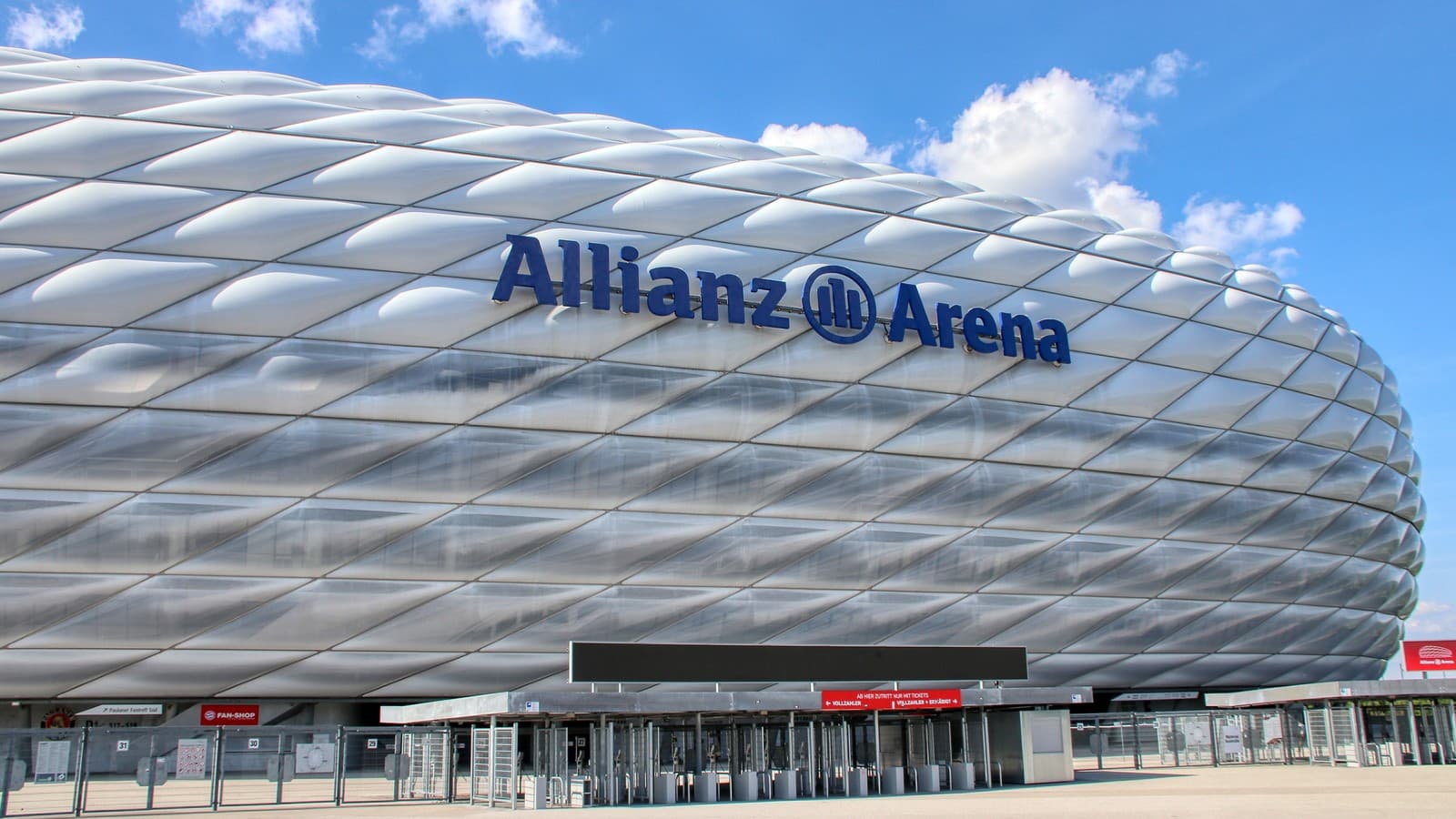 Allianz Arena, München, Tyskland (© Pixabay) Allianz Arena, München, Tyskland (© Pixabay)